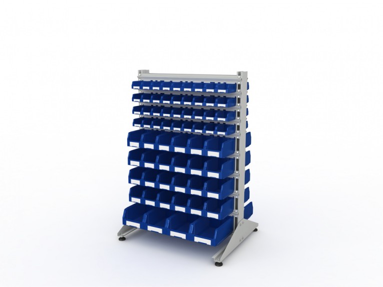 Стеллаж для пластиковых лотков SORTEX двухсторонний 1500x1000x800.05 купить в Сыктывкаре Стеллаж для пластиковых лотков SORTEX двухсторонний 1500x1000x800.05 купить в Сыктывкаре