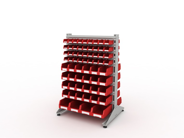 Стеллаж для пластиковых лотков SORTEX двухсторонний 1500x1000x800.05 купить в Сыктывкаре Стеллаж для пластиковых лотков SORTEX двухсторонний 1500x1000x800.05 купить в Сыктывкаре