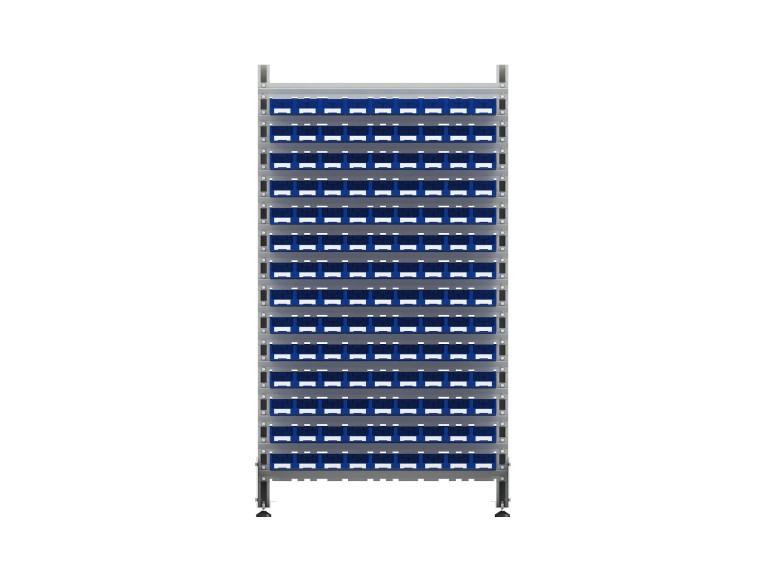 Стеллаж для пластиковых лотков SORTEX двухсторонний 1800x1000x800.01 купить в Сыктывкаре Стеллаж для пластиковых лотков SORTEX двухсторонний 1800x1000x800.01 купить в Сыктывкаре