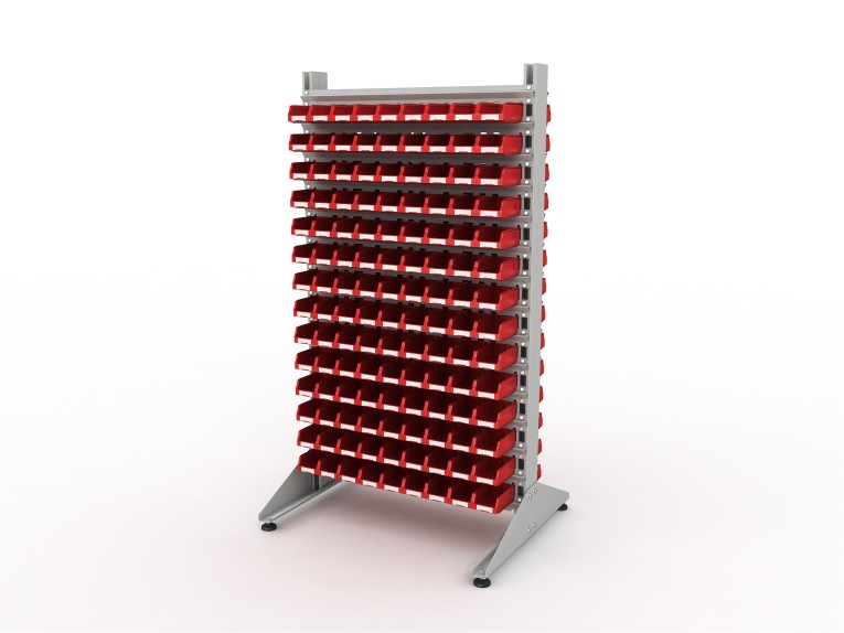 Стеллаж для пластиковых лотков SORTEX двухсторонний 1800x1000x800.01 купить в Сыктывкаре Стеллаж для пластиковых лотков SORTEX двухсторонний 1800x1000x800.01 купить в Сыктывкаре