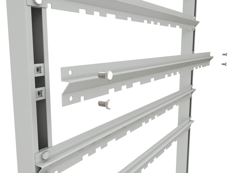 Стеллаж для пластиковых лотков SORTEX двухсторонний 1800x1000x800.02 купить в Сыктывкаре Стеллаж для пластиковых лотков SORTEX двухсторонний 1800x1000x800.02 купить в Сыктывкаре