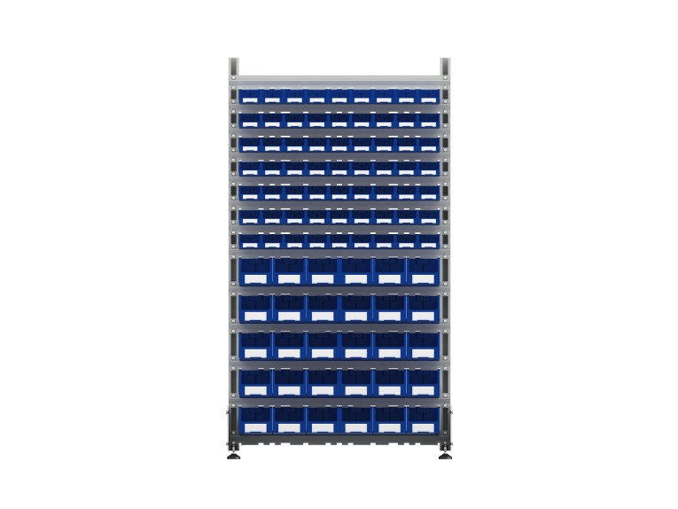 Стеллаж для пластиковых лотков SORTEX двухсторонний 1800x1000x800.04 купить в Сыктывкаре Стеллаж для пластиковых лотков SORTEX двухсторонний 1800x1000x800.04 купить в Сыктывкаре