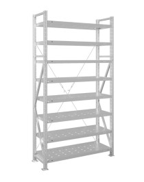 Стеллаж MS U 2000x1200x1000 8 полок (350 кг, перф) Стеллаж MS U 2000x1200x1000 8 полок (350 кг, перф)