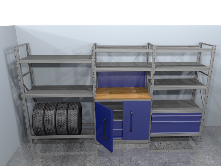 Стеллажная система хранения №2 Гараж купить в Сыктывкаре