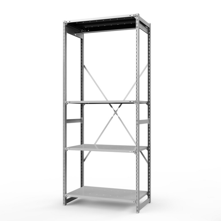 Стеллаж металлический ТСУ Универсал, 2500х1060х500 мм.Штанги: 1шт. Полки: металл перф. 4 шт. купить в Сыктывкаре