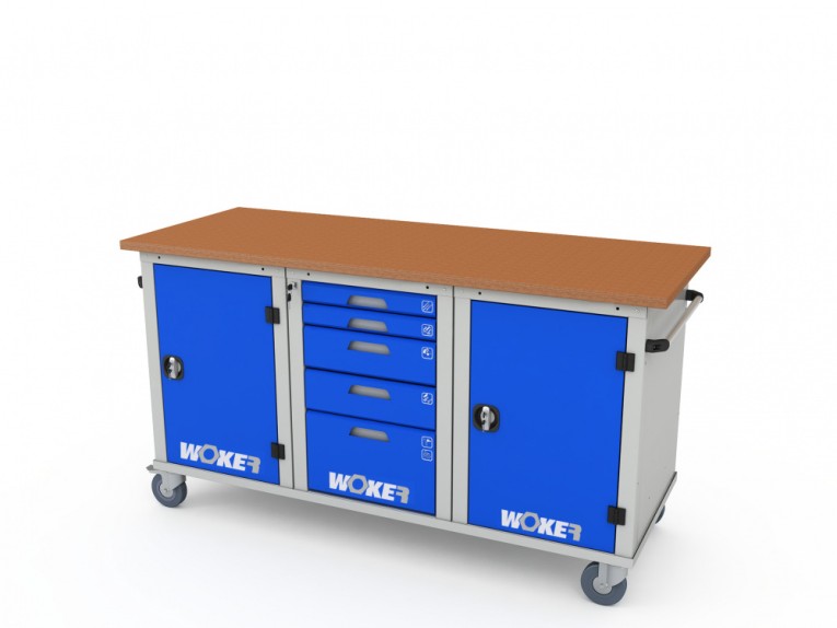 Верстак мобильный трехтумбовый WOKER PRO 3151.1800 купить в Сыктывкаре