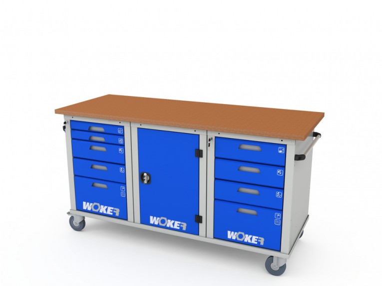 Верстак мобильный трехтумбовый WOKER PRO 3514.1800 купить в Сыктывкаре