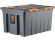 Контейнер особопрочный Rox Box PRO 120 (740х565х400 мм с крышкой и клипсами, на роликах, антрацит) купить в Сыктывкаре