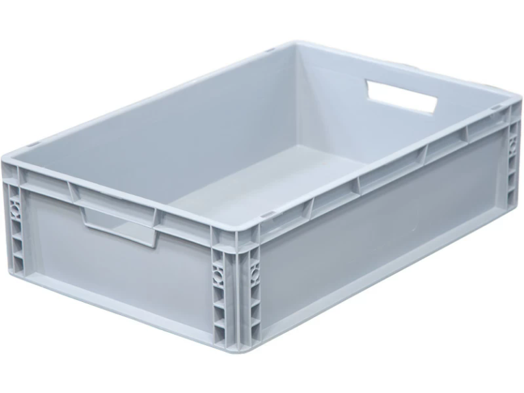 Ящик 600х400х170 сплошной, усиленное дно, цв. серый купить в Сыктывкаре