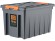 Контейнер особопрочный Rox Box PRO 70 (589х396х355 мм с крышкой и клипсами, на роликах, антрацит) купить в Сыктывкаре