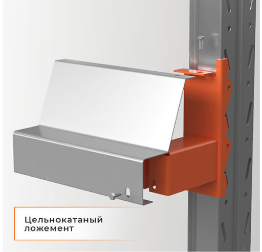 Стеллаж набивной паллетный (3000х1580х1800 мм), 1 линия, 2 яруса купить в Сыктывкаре