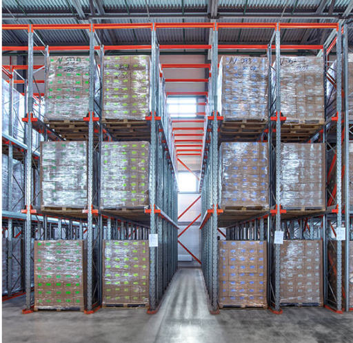 Стеллаж набивной паллетный (3000х1580х1800 мм), 1 линия, 2 яруса купить в Сыктывкаре