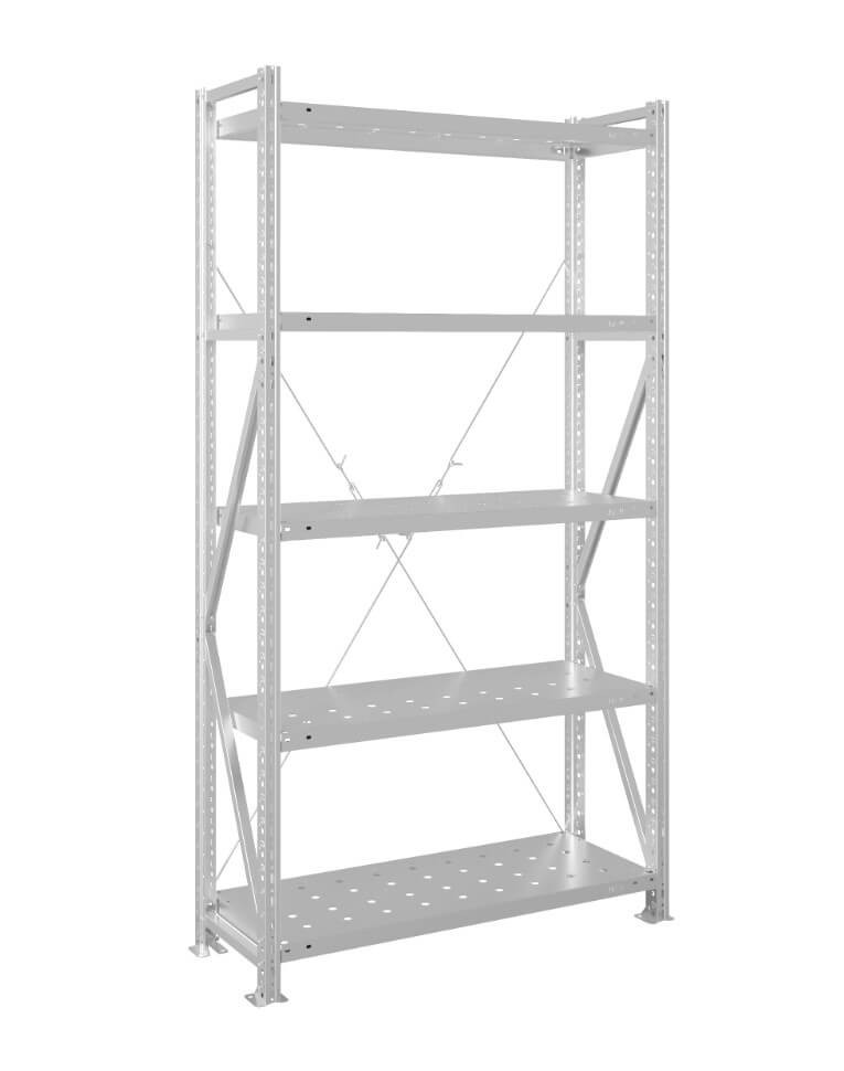 Стеллаж MS U 2000x700x500 5 полок (300 кг, перф) купить в Сыктывкаре