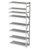 Дополнительная секция MS Profi 2500x1200x600 8 полок купить в Сыктывкаре