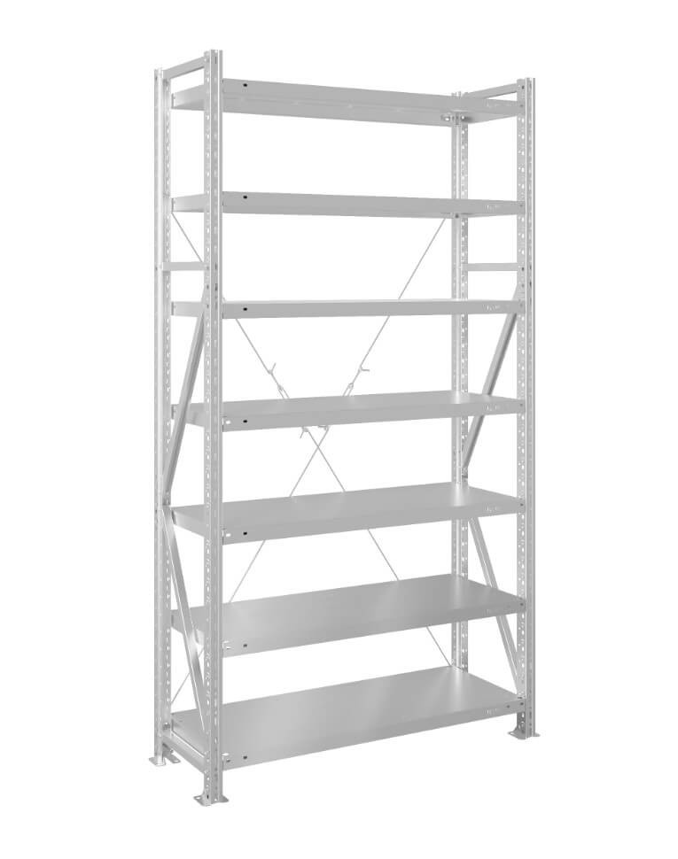 Стеллаж MS U 2000x1000x500 7 полок (350 кг, металл) купить в Сыктывкаре