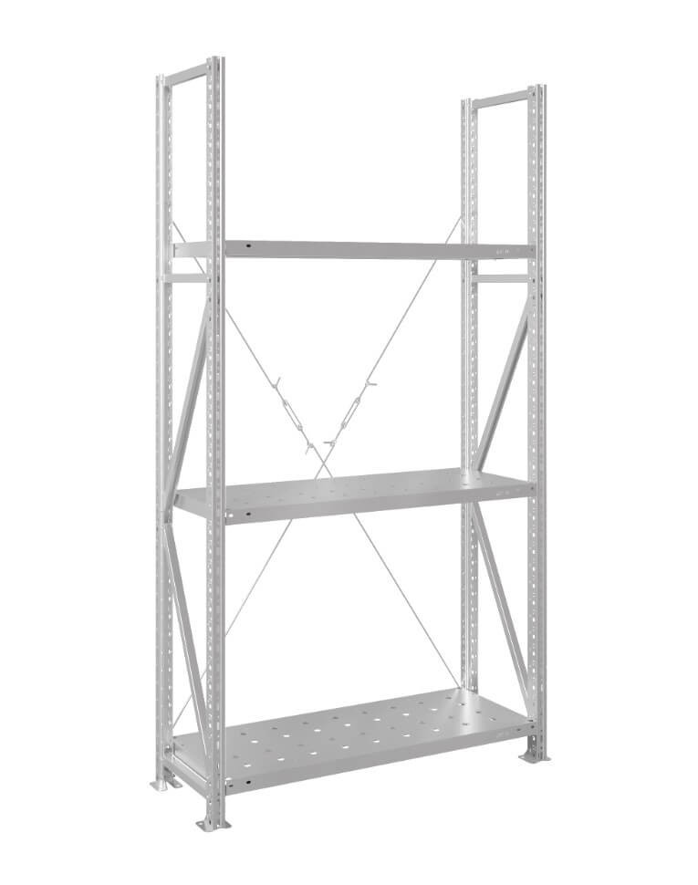 Стеллаж MS U 2000x700x300 3 полки (200 кг, перф) купить в Сыктывкаре