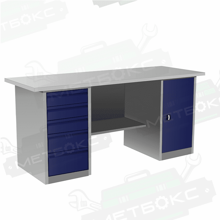 Верстак с тумбой и драйвером ВП-4/1,6 купить в Сыктывкаре Верстак с тумбой и драйвером ВП-4/1,6 купить в Сыктывкаре