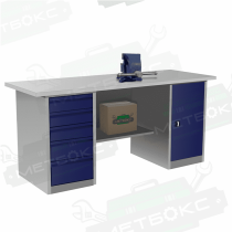 Верстак с тумбой и драйвером ВП-4/1,6 Верстак с тумбой и драйвером ВП-4/1,6