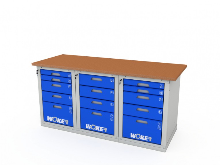 Верстак трехтумбовый WOKER PRO 3545.1800 купить в Сыктывкаре